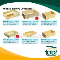 ราคา ลังเบเกอรี่ กล่องใส่อาหารพลาสติก เรืองวา (Ruangwa) ให้เลือกหลายขนาด (41450165470)