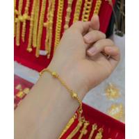 ราคา สร้อยข้อมืองานครึ่งสลึง (18734792644)