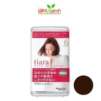 ราคา Shiseido Tiara Cream Hair Color No.6 สีน้ำตาลเข้ม ครีมปิดผมขาวสูตรอ่อนโยนจากชิเชโด้ ปลอดภัยไร้สารเคมีที่อันตราย 80กรัม (27503862923)