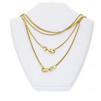 ราคา 2 สลึง ยาว 18 นิ้ว สร้อยทอง ลายกระดูกงู (N-02) สร้อยคอ สร้อยทองไมครอน สร้อยทองชุบ ทองโคลนนิ่ง (2638564066)