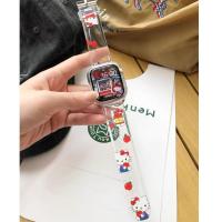 ราคา การ์ตูนน่ารักผลไม้ kt cat รูปแบบซิลิโคนอ่อนนุ่มสายนาฬิกาสําหรับ Apple Watch Ultra 8 7 49 มม.45 มม.40 มม.41 มม.44 มม.IWatch Series SE 6 5 4 3 2 1 tpu (26818602284)