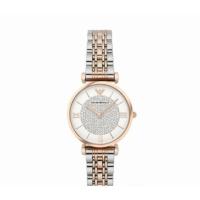 ราคา Emporio Armani นาฬิกาข้อมือผู้หญิง Retro Crystal Pave Dial Multi-color AR1926 AR1925 ของแท้ 100% มีการรับประกัน 2 ปี (29851726219)