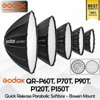 ราคา Godox Softbox QR-P60T, QR-P70T, QR-P90T, QR-P120T, QR-P150T - Quick Release Parabolic Softbox 60, 70, 90, 120,150 cm. (23889152737)