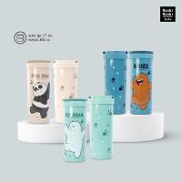 ราคา พร้อมส่ง‍❄️ กระบอกน้ำ/ขวดน้ำ กระบอกน้ำพลาสติก WeBareBears (12716355059)