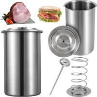 ราคา Meat Press Cooker Ham Press Maker ทรงกลมโฮมเมด Deli Meat Press Marker Machine หม้อสตูว์ หม้อสแตนเลส (27268171949)