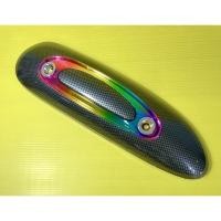 ราคา กันร้อนท่อ Scoopy-i New 2009-2016 เคฟล่า+รุ้ง ใส่เจน1+เจน2 ได้ กันร้อนแต่ง ข้างท่อ แผ่นกันร้อนท่อ (26321223091)