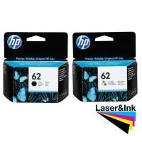 ราคา HP 62 Black / 62 Tri-color Original Ink Cartridge (20288789242)