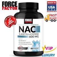 ราคา FORCE FACTOR NAC N-Acetyl Cysteine 600 mg 200 Vegetable Capsules exp03/2025 (25813035229)