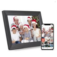 ราคา Andoer 10.1 นิ้วสมาร์ท WiFi Digital Photo Frame อัลบั้มภาพดิจิตอล 1280*800 IPS Touchscreen ในตัวหน่วยความจํา 16GB การหมุนอัตโนมัติแบ่งปันภาพวิดีโอผ่าน APP พร้อมขาตั้ง Backside (24480322485)