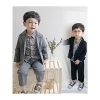 ราคา [B93] เสื้อผ้าเด็ก ชุดเด็กผู้ชาย ชุดออกงานเด็ก ชุดสูทเด็กผู้ชาย แขนยาว 3 ชิ้น ผ้านิ่ม ใส่สบาย ไซส์ 80-110 (23190001868)
