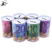 ราคา ลิชู 1ชิ้นยูโรดอลลาร์กล่องเงินปลอดภัยกระบอกกระปุกออมสินธนาคารสําหรับเหรียญกล่องฝากเงิน ไทย (57501077802)