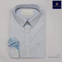 ราคา PAUL MARC เสื้อเชิ้ตแขนยาวสีฟ้าอ่อน ลาย Dobby 100%cotton ผ้านุ่มยับยาก รีดง่ายใส่สบาย PPH1PACC02W70 (29180485236)