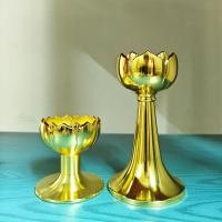 ราคา ฐานเชิงเทียนดอกบัวคู่ ฐานตั้งเทียนแบบโบราณสำหรับใช้ในบ้าน อุปกรณ์บูชาพระพุทธรูป ของตกแต่งโคมไฟ เครื่องใช้ในการ (26828948742)