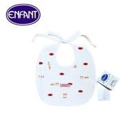ราคา Enfant อองฟองต์ ผ้ากันเปื้อน ผ้ากันน้ำลาย ลายใหม่ แบบผูก สำหรับเด็กแรกเกิด-2ปี (24495027374)
