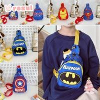 ราคา Roxul 1 ชิ้นเด็กกระเป๋าสะพาย, Spiderman Superman Plush กระเป๋าหน้าอก,ทนทานแบบพกพา Messenger กระเป๋าเป้สะพายหลังการ์ตูน Crossbody กระเป๋าสําหรับชายเด็กเด็ก (26801800927)