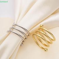 ราคา โลมาการ์ด 6ชิ้นฤดูใบไม้ผลิรูปร่างแหวนผ้าเช็ดปาก,ทอง/เงินนํามาใช้ใหม่คริสต์มาสผ้าเช็ดปากหัวเข็มขัด,หรูหราคู่ลูกปัดโลหะ เสิร์ฟ แหวนโรงแรม (44175886390)