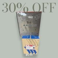 ราคา 47441-2940 แดง ผ้าเบรคหลัง HINO ZM RF MEGA ขนาดกว้าง 8.5นิ้ว 12รู ยี่ห้อ COMPACT MUSASHI ผ้าเบรกหลังฮีโน่เมก้า/BBDRKL (42167920512)