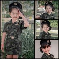 ราคา ชุดทหารบกลายพราง พร้อมหมวก ทหารเด็ก ทหารหญิง ชุดทหาร ชุดอาชีพเด็ก อาชีพในฝัน (5452772643)