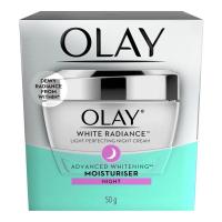 ราคา OLAY โอเลย์ White Radiance Light Perfecting Night Cream (ครีมบำรุงกลางคืน) 50กรัม​ (6388482265)