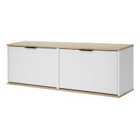 ราคา [จัดส่งพร้อมประกอบ] HomePro ตู้วางรองเท้า SCHUHREAL LVR0038 120 ซม. สีขาว/โอ๊ค แบรนด์ LUVORA (41852512727)