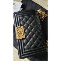 ราคา used chanel boy8 black อะไหล่ทอง (20434348453)