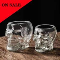 ราคา Halloween Household Skull Head Glass Teacup Transparent Crystal Coffee Juice Mug Drinking Bar Club Whiskey Wine Beer Cu (29163959548)
