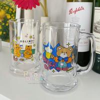 ราคา Roomer.Decor [พร้อมส่ง] แก้ว แก้วเบียร์ แก้วเครื่องดื่ม แก้วน้ำ ใส่เบียร์ แก้วน่ารัก (27534766635)