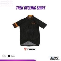 ราคา เสื้อปั่นจักรยาน Trek Cycling Shirt แถบส้ม (23146665280)
