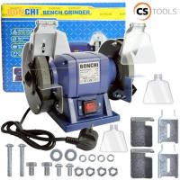 ราคา BONCHI มอเตอร์หินเจียร มอเตอร์หินไฟ 6 นิ้ว (150 มม.) Bench Grinder แท่นเจียร เครื่องเจียรตั้งโต๊ะ รุ่น BC-1206 (28832398171)