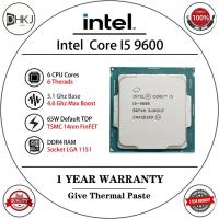 ราคา ใช้ INTEL Core i5-9600 i5 9600 3.1GHz 6-Core 6 ด้าย 9M 65W ซ็อกเก็ต CPU เดสก์ท็อป LGA 1151 (43655309021)
