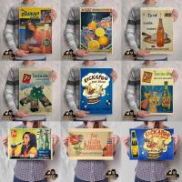 ราคา โปสเตอร์วินเทจ ไบเล่, 7UP, กรีนสปอต, แฟนต้า, คิกคาปู้ 33 x 48 ซม. กระดาษอาร์ต 250 แกรม ย้อมเก่า (3681940384)