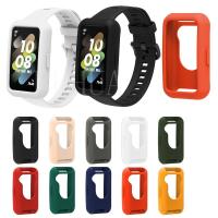 ราคา เคสซิลิโคนนิ่ม หลากสี สําหรับ huawei Band 7 huawei band7 (18310397064)