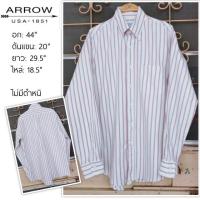 ราคา Arrow shirt แบรนด์เนมแท้มือสองสภาพดีมาก (4343531602)