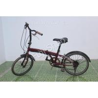 ราคา จักรยานพับได้ญี่ปุ่น - ล้อ 20 นิ้ว - มีเกียร์ - Mini Cooper - สีแดง [จักรยานมือสอง] (16342459049)