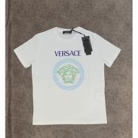 ราคา Versace Off-White and Green Medusa T-Shirt (8191669583)