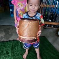 ราคา กระติ๊บข้าว กล่องข้าวเหนียว ติ๊บข้าว ขนาด7นิ้ว ติ๊บใส่ข้าวเหนียว (18447475301)