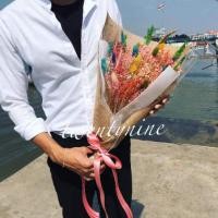 ราคา ดอกยิปซีจัดช่อ #ดอกไม้แห้ง #ช่อดอกไม้ #ดอกไม้จัดช่อ(คละสีได้) (7310606020)