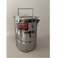 ราคา ปิ่นโต สแตนเลส ชั้นใส่อาหาร ที่ใส่อาหาร ตราหัวม้าลาย ขนาด 12/3 ซม. (23221363369)