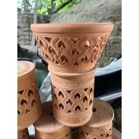 ราคา กระถางกล้วยไม้ดินเผา+พร้อมฐานวาง ขนาด8นิ้ว มี2ลาย คละแบบส่ง (28259435309)