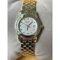 ราคา GUCCI 5500L Swiss Women’s Quartz Watch รุ่นใหม่!! หมุด G สัญลักษณ์แบรนด์ GUCCI (43218100260)