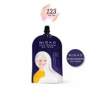ราคา (1ซอง) Nigao Silver Shampoo Anti Yellow | นิกาโอะ แชมพู สระผม สำหรับ ผมกัดสี สีเทา 30 ml. ✨ (27577621976)