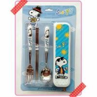 ราคา Snoppy snoopy ชุดช้อนตัวอักษร snoppy ช้อนสนูปปี้ snoppy snoopy ส้อม (43255729022)