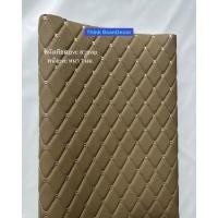 ราคา หนังเทียม pvc ลายปัก หนังvipหลังคารถยนต์ หนังลายvip สีครีม เบจ หนังpvcหนา1มม. กว้าง135ซม.หนังหุ้มเบาะรถยนต์ หนังหุ้มโซฟา (19594641843)