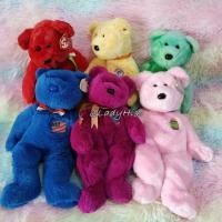 ราคา ของสะสม TY หมีทีวาย 13 นิ้ว Set 3 Beanie Baby ตุ๊กตาหมี ตุ๊กตา Ty ผ้าขน วินเทจ teddy bear (8837518714)