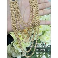 ราคา สร้อยคอทอง 9K ลาย เกลียวเชือก italy gold 375 (26370010345)