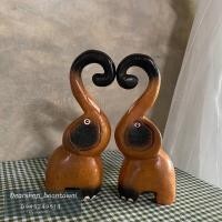 ราคา (1ตัว) ช้างไม้จามจุรี ช้างไม้แกะสลัก ช้างการ์ตูน (13129256931)