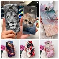 ราคา Clear สําหรับ Samsung A3 2016 SM-A310F สําหรับ Samsung Galaxy A3 2016 กรณีผีเสื้อหรูหรารักแฟชั่นดอกไม้ Cool หล่อ Lion ทาสี (26241151140)