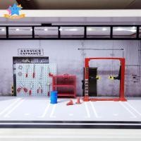 ราคา [Edstars] 1/64 Scale Diorama อุปกรณ์โรงรถซ่อมเครื่องมือ Pegboard ยกโครง 14 ชิ้น/เซ็ตคอนเทนเนอร์ฉากรุ่น Workshop (42356356407)
