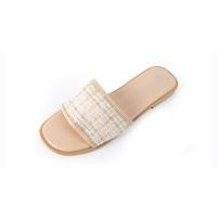 ราคา Atayna รองเท้าแตะส้นแบน แตะแฟชั่น รองเท้าแฟชั่น ผู้หญิง AS9495 มี สี ครีม ดำ (28655645211)