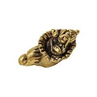 ราคา .พระบัวเข็ม หรือพระอุปคุต ทรงเปลือกหอย เนื้อทองเหลืองขนาดประมาณ 3 ซม บูชาเสริมโชคลาภการงานการเงิน การค้าขาย (24071319422)